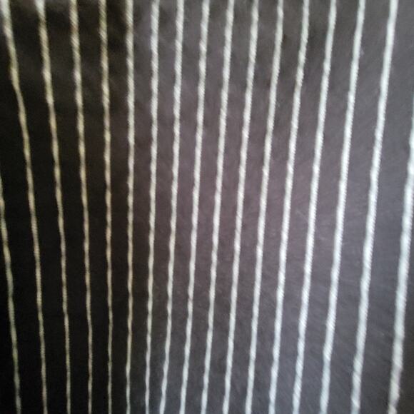 Size 4 Who What Wear Pin Stripe Black & White Pull On Slacks Work Pants - Picture 3 of 4